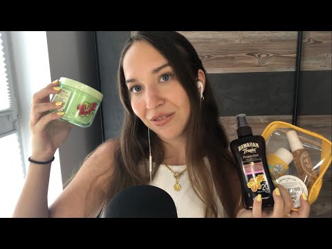 ASMR Summer Faves ☀️🌴🌺 (Tapping, Scratching, Whisper Ramble)