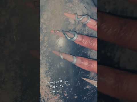 Tapping on things that match my nails #longnailsasmr #asmr #asmrtapping #explorepage #foryou #shorts