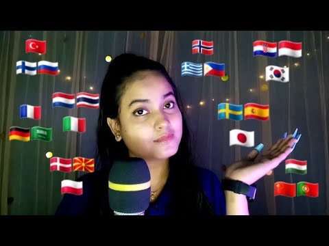 [ASMR] Whispering in 30 Different Languages 💕