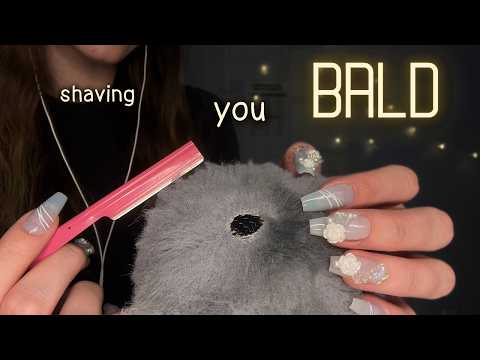 Haircut GONE WRONG [ASMR] *Shaving Fluffy Mic*