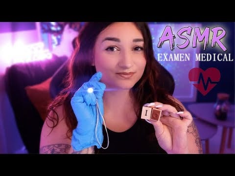ASMR FRANÇAIS : ROLEPLAY EXAMEN MEDICAL 🩺