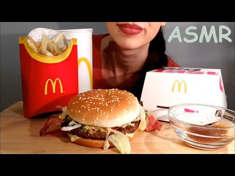 ASMR | Eating Mc Donald's | No Talking | Lady M. ASMR