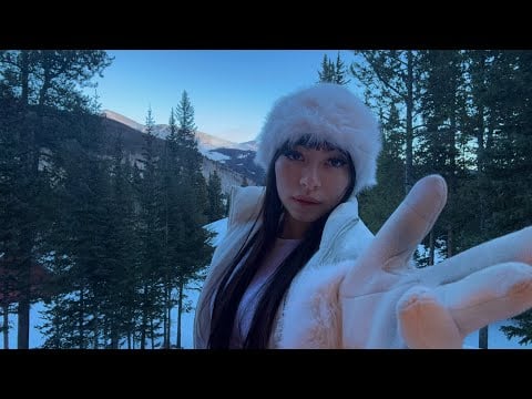 Visual ASMR in the Snow