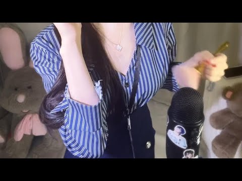 ASMR Ear Massage & Mouth Sounds | Cute Girl Relaxation Triggers