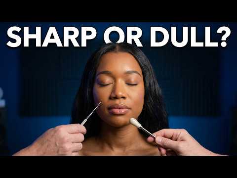 ASMR Can You Feel This? Sharp vs Dull Sensory Relaxation Roleplay with @makayla_asmr