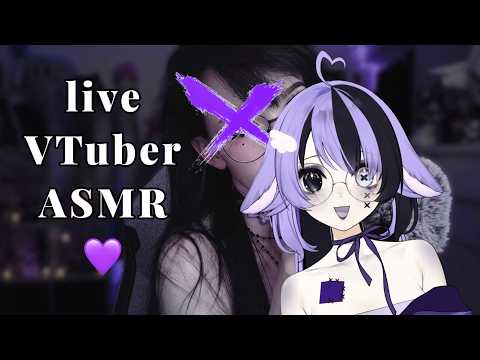 live vtuber asmr ☾ bunny girl head scratches & cosy attention 🐰 !socials !whytuber