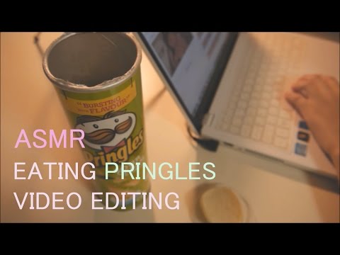 ASMR. Eating Sound 프링글스먹으며 컴터작업 Pringles + Mouse Clicking &Typing