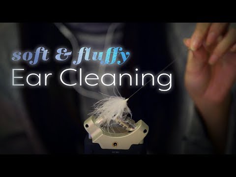 ASMR Ear Cleaning No Talking Fluffy Soft Ear Picking