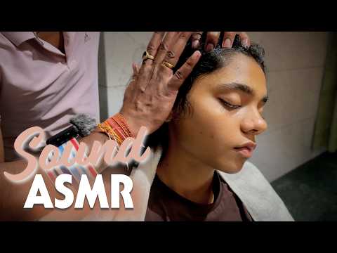 Noisy Place ASMR Head Massage with Satisfying Pressure And Sleep Sound By Indian Barber Pradeep