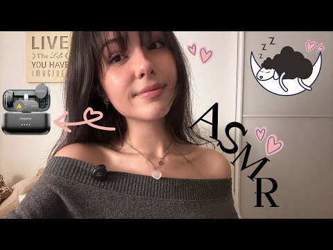 ASMR🎙️ Trying My New Microphone!!! Hand Sounds + Mouth Sounds +Tapping + Super Chatty Maono Collab^^