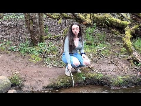 ASMR Rambling And Whispering By the Creek 