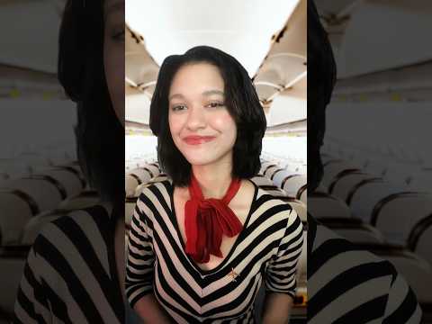 asmr você está viajando de avião
