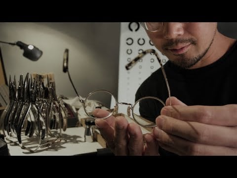 [ASMR]  完璧なメガネ調整　 ロールプレイ