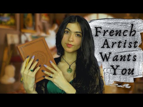 ASMR || French Artist Sketches You *forever*