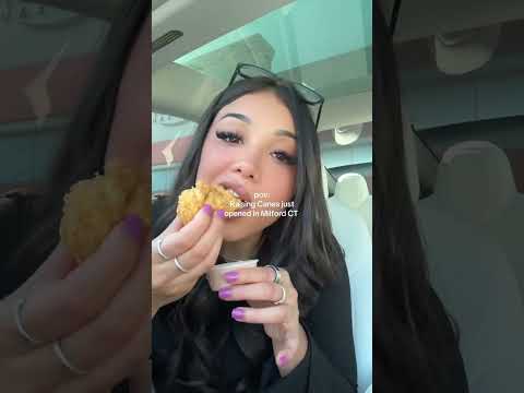 Raising canes is here! #asmr
