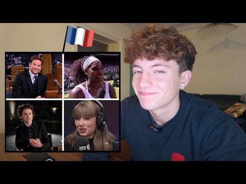 french guy reacts to celebrities speaking french