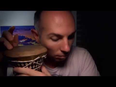 ASMR Brushing the Drum Sound Ear to Ear