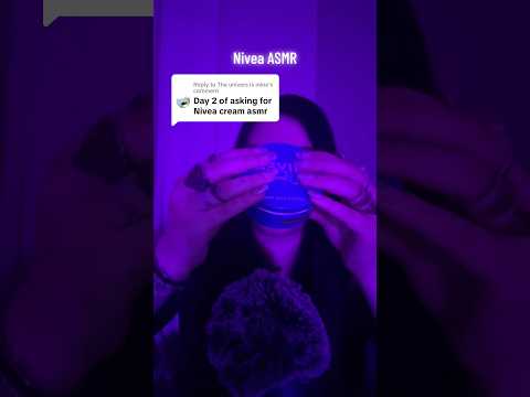 Nivea ASMR #tingles #visualtingle #mouthwhisper #mouthsounds #relax #triggersforsleep