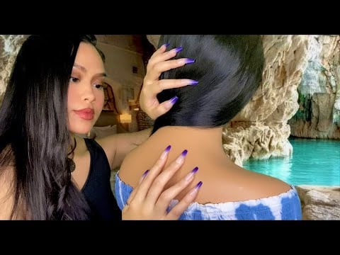ASMR Pampering You At Cave Spa | Scalp & Back Scratch, Face Massage, Hair Treatment Roleplay