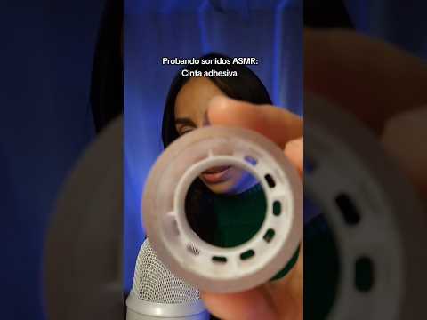 Sonidos ASMR con cinta adhesiva #relax #dormir