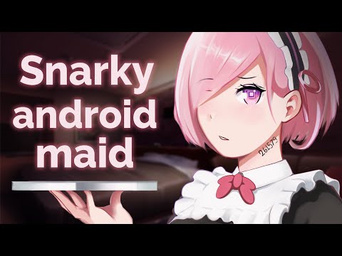 ASMR Roleplay - Your snarky Android Maid wakes you up (Bully, Confession)(Master)