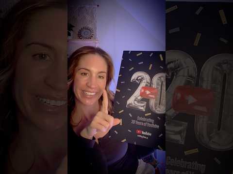 YouTube sent me this?! 🥹🤍 20 Years of YouTube… on My 1 Year Youtubiversary 🎉