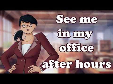 {Asmr} Your boss wants to speak to you alone [office romance] [femdom] [boss x employee] [f4a]