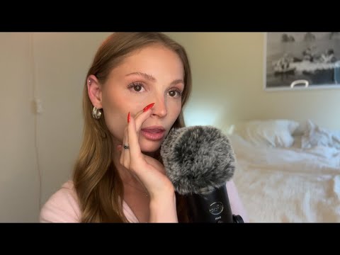 ASMR 100% Inaudible Whispers (ear to ear mouth sounds, gum chewing)