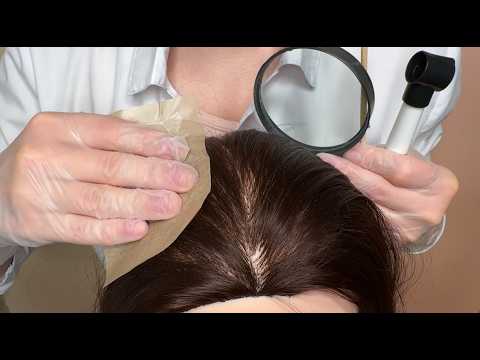 АСМР Прием у Трихолога • Детальный Осмотр Кожи головы • ASMR Scalp Exam
