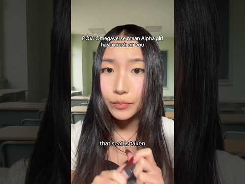 ASMR Omegaverse mean Alpha girl has a crush on you #asmr #omegaverse #asmrvideo #roleplayasmr