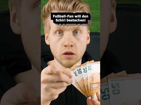 Fußball-Fan will den Schiedsrichter bestechen #asmr