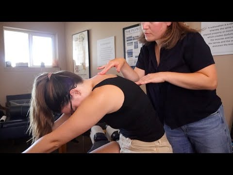ASMR Back Exam Chiropractic Appointment for a Nurse (asmr roleplay)