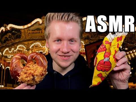 ASMR | Auf dem Weihnachtsmarkt leckeres Essen & Dekoration kaufen! (Roleplay)