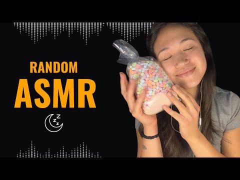 Random ASMR Triggers (Crinkling Packages/Hand Flutters/Personal Attention)