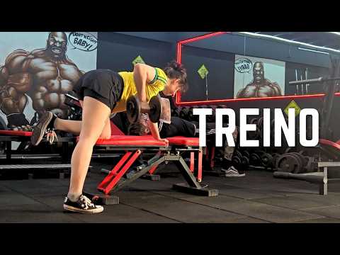 ASMR VLOG 🏋🏻 MEU TREINO NA ACADEMIA