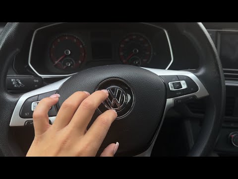 ASMR Tapping Around My Car (Mouth sounds & Hand Movements)
