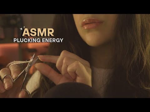 ASMR Sacando malas energías ✂ Plucking negative energy Layered Sounds