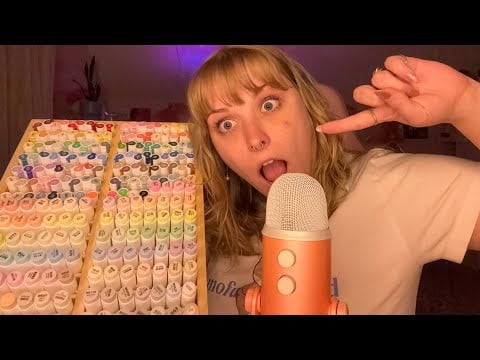ASMR Coloring and Rambling with Ohuhu Markers + Giveaway! 🌈✨