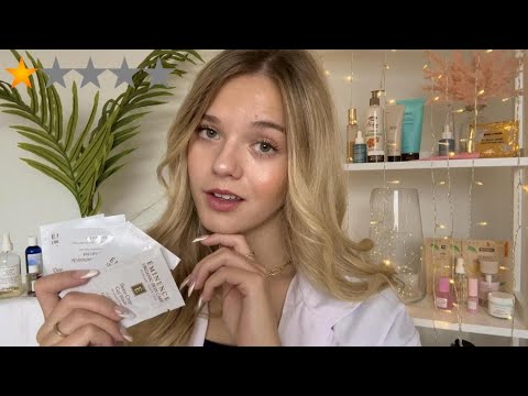 ASMR Worst Reviewed Dermatologist Roleplay 💉 (skin analysis consultation)