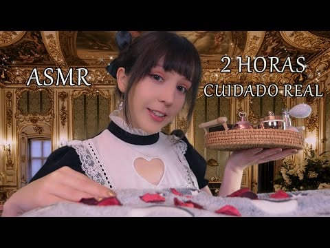 ⭐ASMR 2 Horas con tu Sirvienta Real 🫖 Atención Personal + Masaje + Cuento [Compilado 2h]