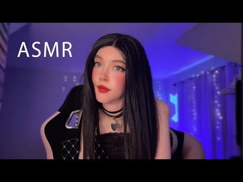 ASMR goth girlfriend praises you roleplay