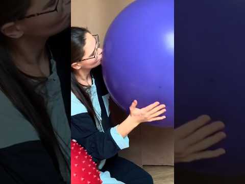 Kissing 36” Purple Balloon- For Looners #asmr #balloon #looner