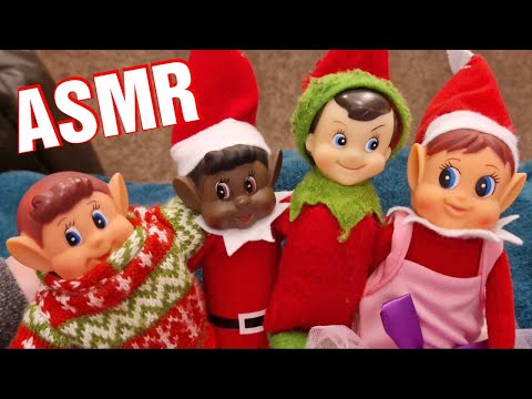 Cheeky Christmas Elves do ASMR  ( Yes this ASMR video is WEIRD ! )
