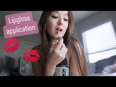 ASMR Lipgloss application💄 + big news!