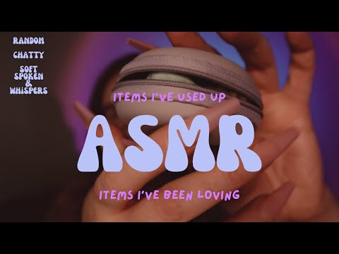Products I've Used Up & Items I've Been Loving | ASMR