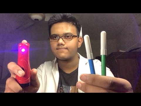 ASMR Professional Cranial Nerve Exam Role-Play Fast