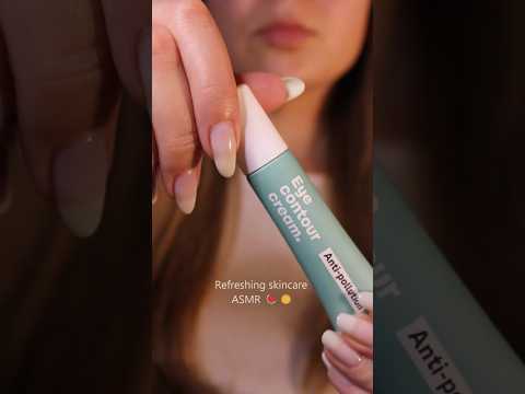 Refreshing skincare sounds #asmr #notalking #layeredsounds  #visualtingle #relax #triggersforsleep