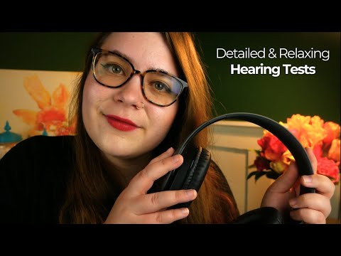 Super Comprehensive Hearing Examination (Fishbowl Effect, Beep Tests, Headphones) 🩺 ASMR Roleplay