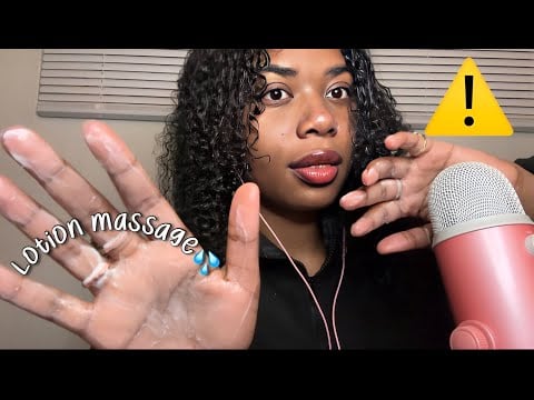 WET💦 ASMR LOTION ON MIC + MOUTH SOUNDS👄 FOR ULTIMATE TINGLES!!