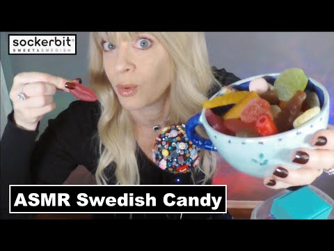 ASMR Swedish Candy Mukbang | Sockerbit Gummy Review